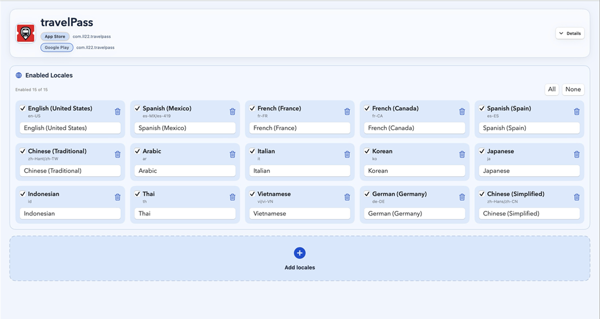 TSV and CSV localization workflow for app store screenshots