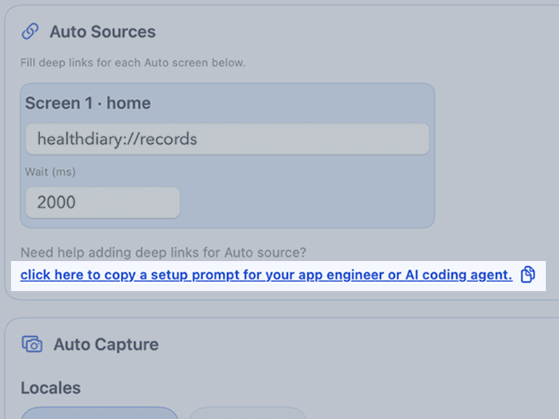 No coding required to set up deeplinks.