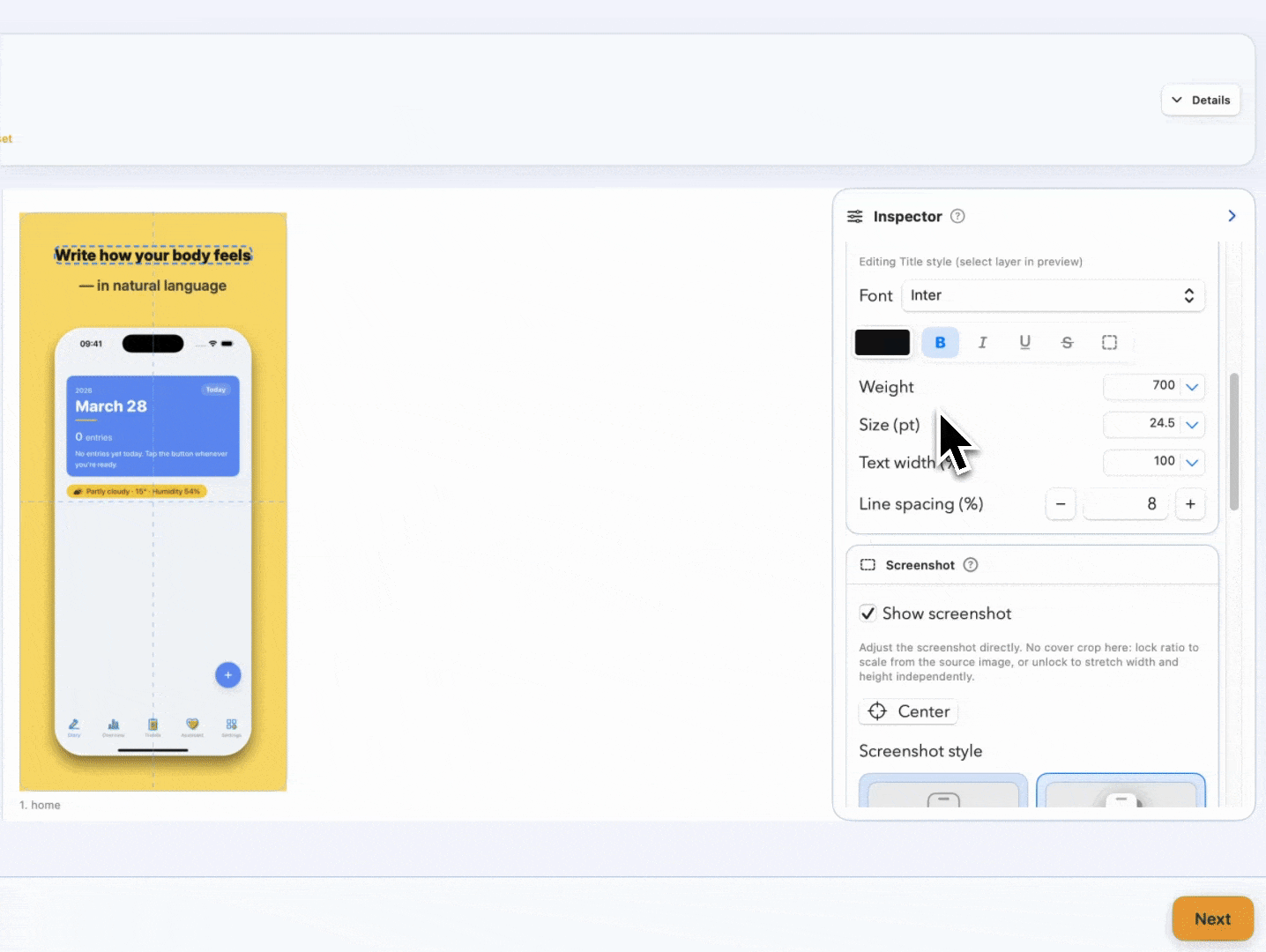 Start with templates, then fine-tune the details.
